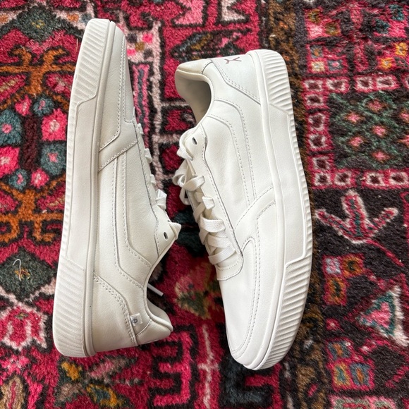 NWOT FLUX footwear Adapt Leather Trainer women’s 9.5 men’s 8 white - Picture 4 of 12